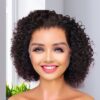 8” curly frontal wig.